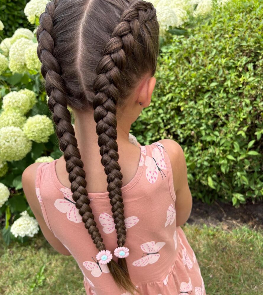 Braids Maids vlechtcursus Etten-Leur twee Dutch Braids