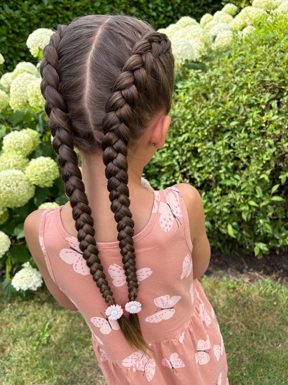 Braids Maids vlechtcursus Etten-Leur twee Dutch Braids